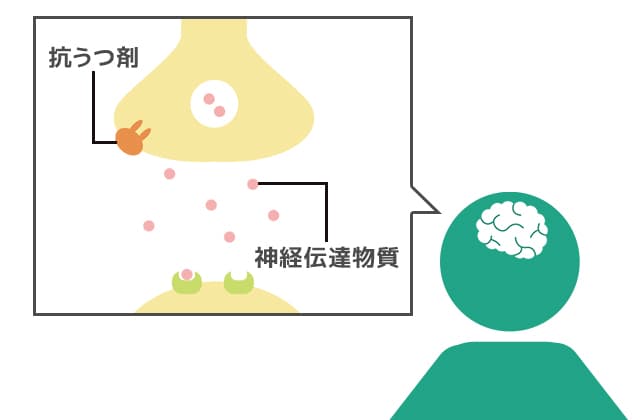 抗うつ剤とは脳の神経伝達物質に作用することで症状を改善させる医薬品